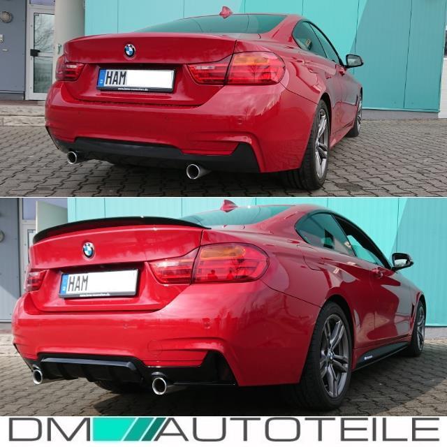 Sport-Performance Spoiler + Diffusor SET für BMW 4er F32 F33 F36 M-Paket 435 440