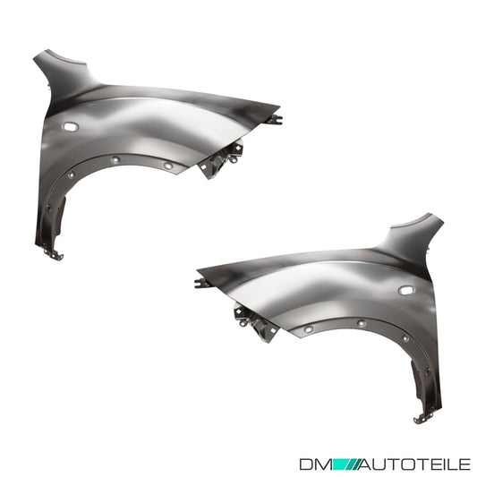 Kotflügel SET rechts+links vorne mit Blinkerloch passt für Nissan Juke 11-14