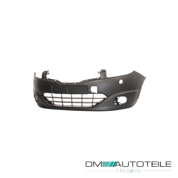 Stoßstange vorne schwarz mit SRA passt für Nissan Qashqai (J10, JJ10) 10-14