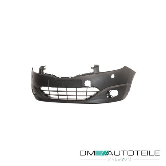 Stoßstange vorne schwarz mit SRA passt für Nissan Qashqai (J10, JJ10) 10-14