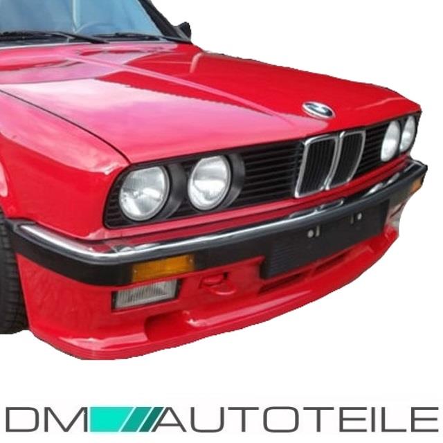 2x Grill Kühlergitter Kühlergrill Chrom Schwarz passt für ALLE BMW 3er E30 82-94