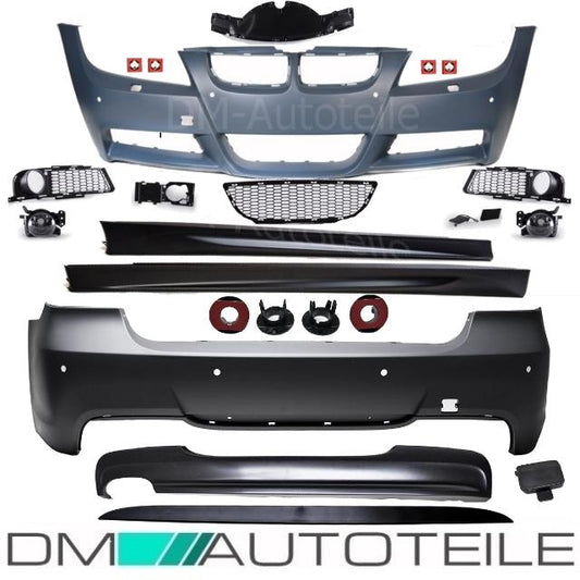 Bodykit Stoßstange ABS Komplett SRA/PDC passt für BMW E90 05-08 Serie & M-Paket