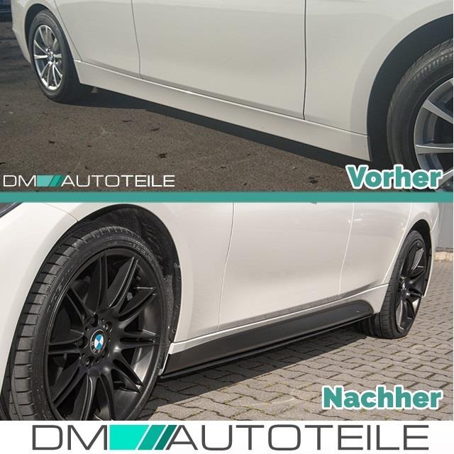Umbau Sport-Performance Bodykit Stoßstange Front Schweller Heck + Spoiler passt für BMW 3er F30 316-320i Serie & M-Paket