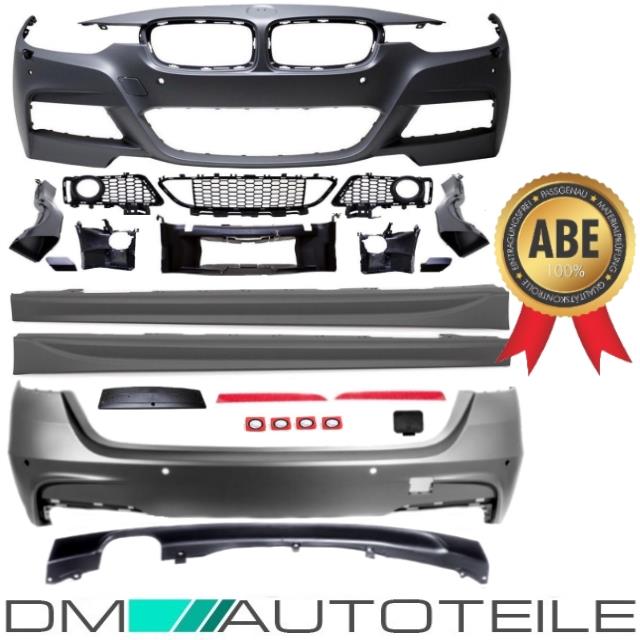 Sport Bodykit Komplett Vorne Seite Hinten passt für BMW 3er F31 Touring Serie & M-Paket