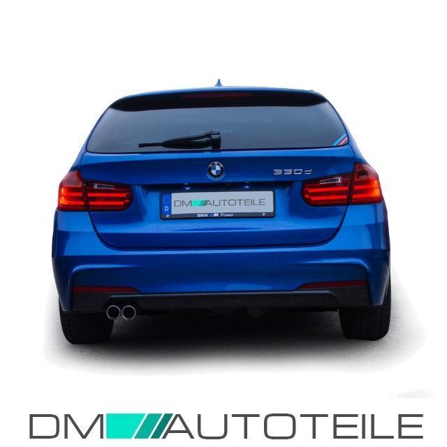 Sport Heckdiffusor 1 Rohr Links hinten passend für BMW F30 F31 mit M-Paket 11-17