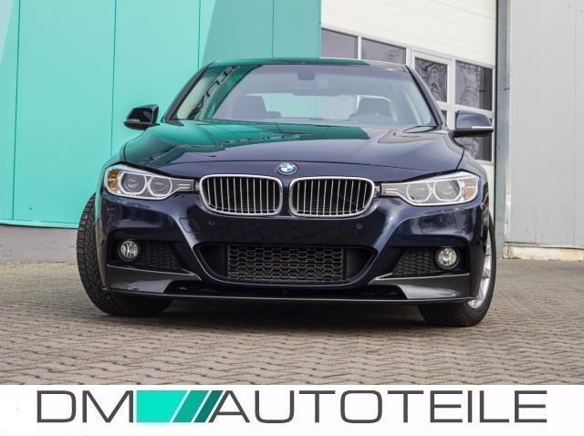 Umbau Frontspoiler + Diffusor CARBON Glanz Sport-Performance passt für BMW 3er F30 F31 M-Paket