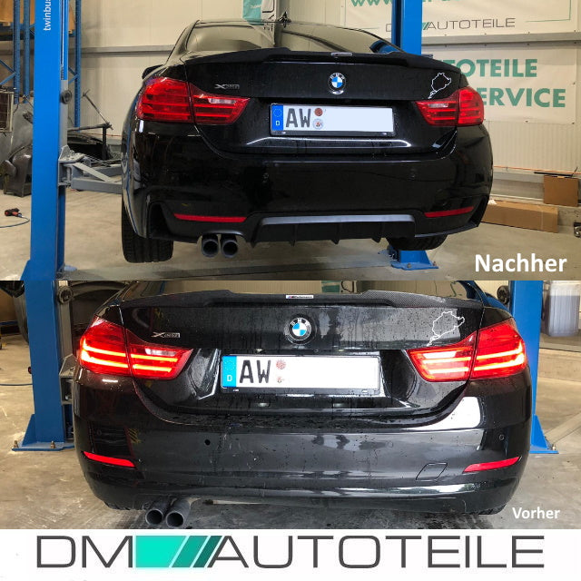 Sport-Performance Stoßstange hinten passend für BMW 4er F36 4-5 Türer Grand Coupe mit PDC ab 2014