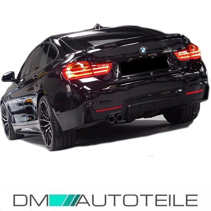 Sport-Performance Stoßstange hinten passend für BMW 4er F36 4-5 Türer Grand Coupe mit PDC ab 2014