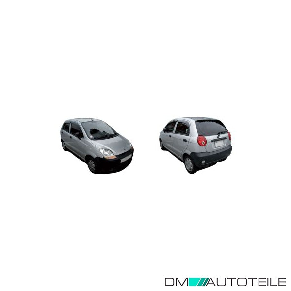 Stoßstange hinten glatt schwarz passt für Chevrolet Matiz M200 M250 ab 05-08