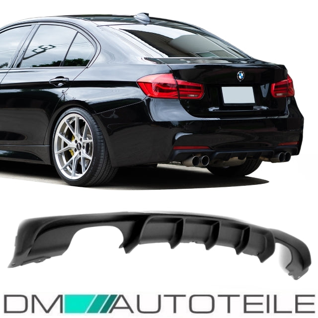 Heckdiffusor Sport-Performance 4-Rohr passt für BMW 3er F30 F31 mit M-Paket ABE*