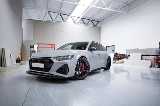 Front Ansatz V.2 für Audi RS6 C8 / RS7 C8 schwarz Hochglanz