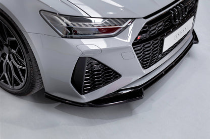 Front Ansatz V.1 für Audi RS6 C8 / RS7 C8 schwarz matt