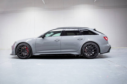 Heck Ansatz Flaps Diffusor V.1 für Audi RS6 C8 / RS7 C8 schwarz matt