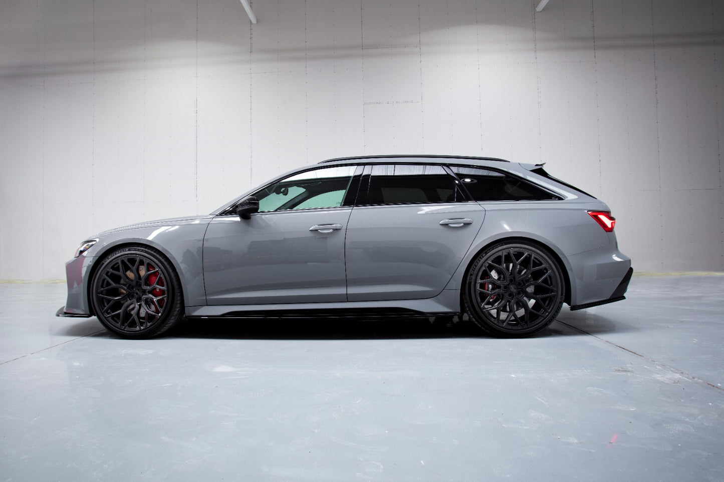 Seitenschweller Ansatz für V.2 für Audi RS6 C8 / RS7 C8 schwarz matt