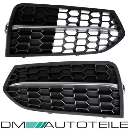 Stoßstangengitter SET Clean Gitter Grill passt für BMW F22 F23 M 235 240 M-Paket