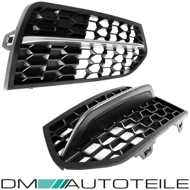 Stoßstangengitter SET Clean Gitter Grill passt für BMW F22 F23 M 235 240 M-Paket