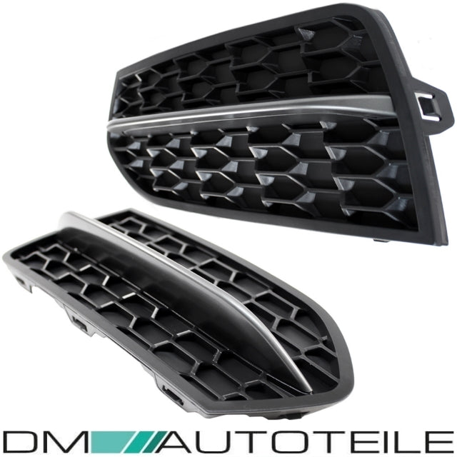 Stoßstangengitter SET Clean Gitter Grill passt für BMW F22 F23 M 235 240 M-Paket