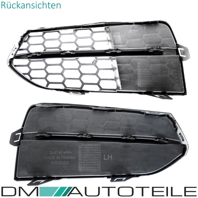Stoßstangengitter SET Clean Gitter Grill passt für BMW F22 F23 M 235 240 M-Paket