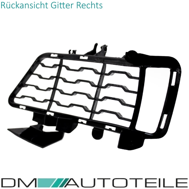 Stoßstangengitter SET Schwarz geschlossen Clean passend für BMW F30 F31 M-Paket