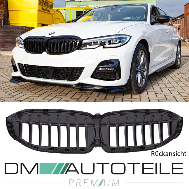 Set Performance Kühlergrill schwarz Glanz passt für den BMW 3er G20 G21 ab 2019 auch für Kamera + ABE
