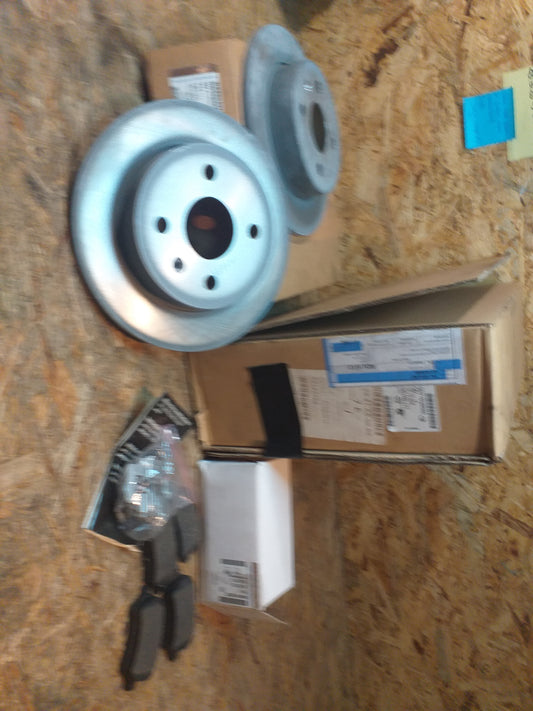 Astra G/H Meriva A Bremsenkit hinten Scheiben und Klötze original GM Opel NEU