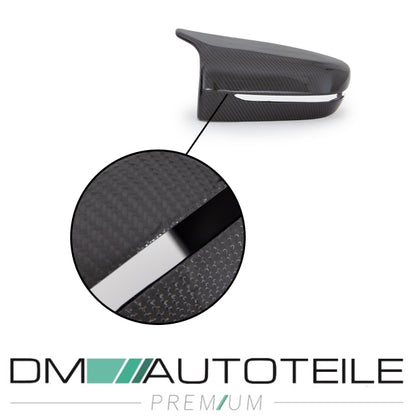 Set Spiegelkappen Original Carbon hochglanz passt für BMW 3er G20 G21 auch Performance M3