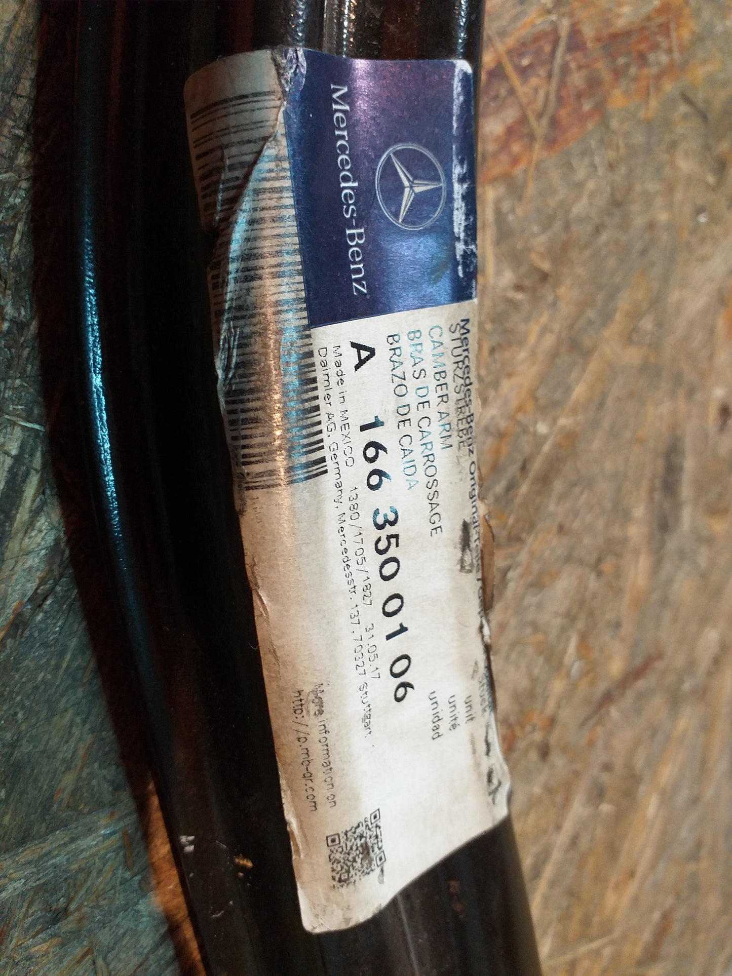 Mercedes Benz ML-KL. (W166) Lenker Radaufhängung Hinterachse links oben original Mercedes NEU