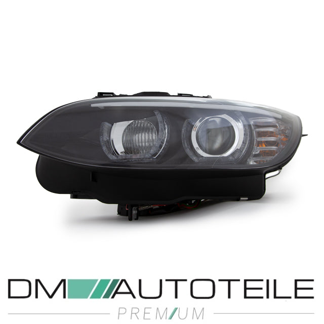 Xenon Scheinwerfer U LED Angel Eyes Klarglas schwarz Bj 05-10/Tagfahrlicht+Kurvenlicht D1S/H3 passt für BMW E92/E93 06-10
