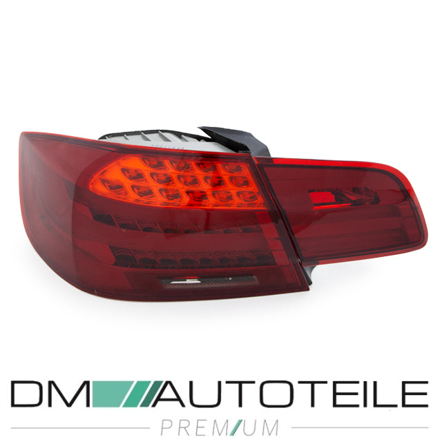 Lightbar LED Rückleuchten LCI Design Kirschrot passt für BMW 3er E92 Coupe 2006-2010