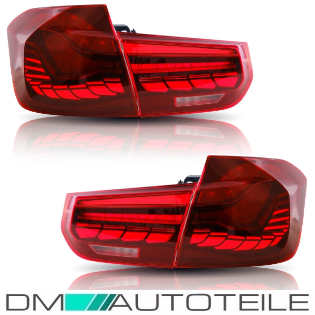 Set LED Rückleuchten Set Rot dynamische Blinker OLED Funktion passt für BMW F30 F35 Bj 13-18