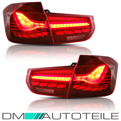 Set LED Rückleuchten Set Rot dynamische Blinker OLED Funktion passt für BMW F30 F35 Bj 13-18