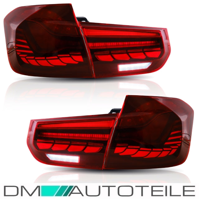 Set LED Rückleuchten Set Rot dynamische Blinker OLED Funktion passt für BMW F30 F35 Bj 13-18