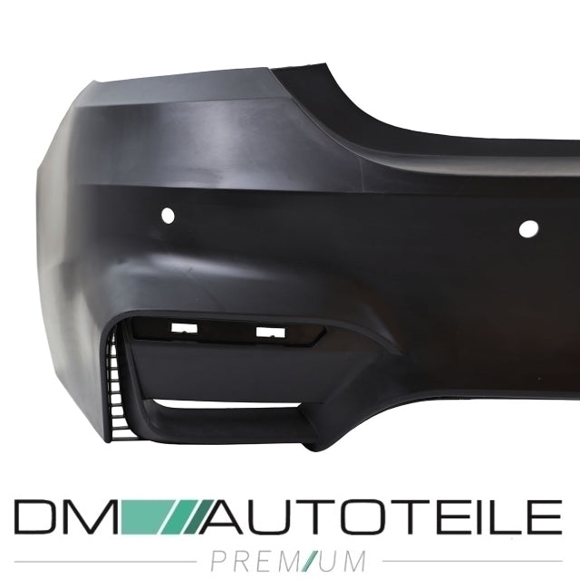 Stoßstange hinten für Parkhilfe + Duplex Diffusor passt für BMW F32 F33 außer M4 2013-2020