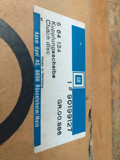 Kadett D/E Ascona C 1.8 C18NE C18NT Kupplungsscheibe original GM Opel NEU