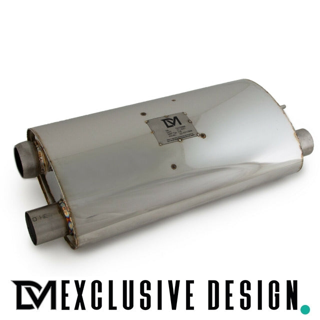 DM Exklusive Line Duplex Auspuffanlage Edelstahl schwarz glanz +ABE passt für BMW 3er F30 F31 4er F32 F33 Diesel 316d 318d...