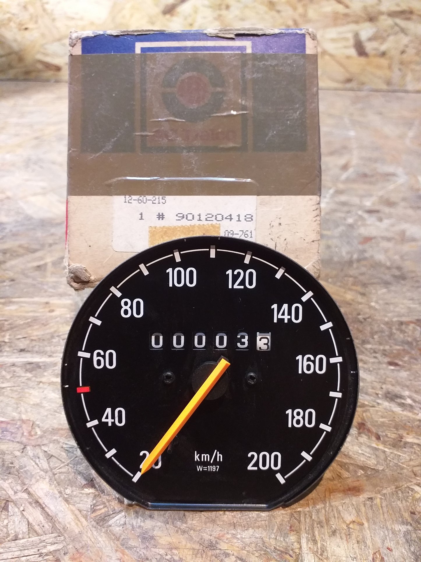 Corsa A Tachometer W=1197 original AC DELCO NEU