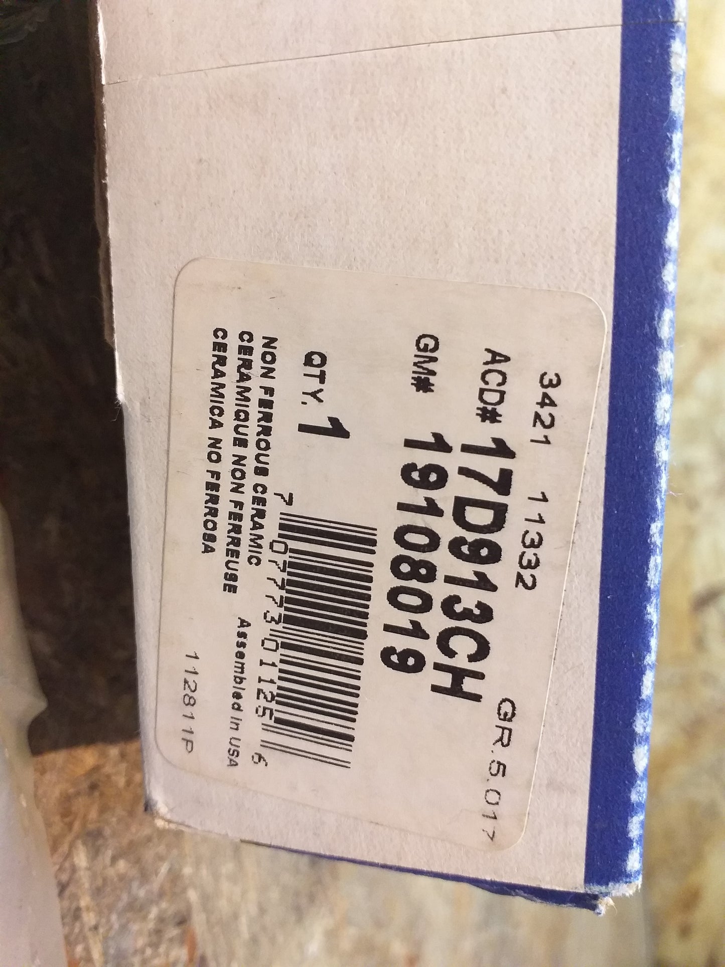 Chevrolet Equinox Bj 05-06 Bremsbeläge original ACDELCO NEU