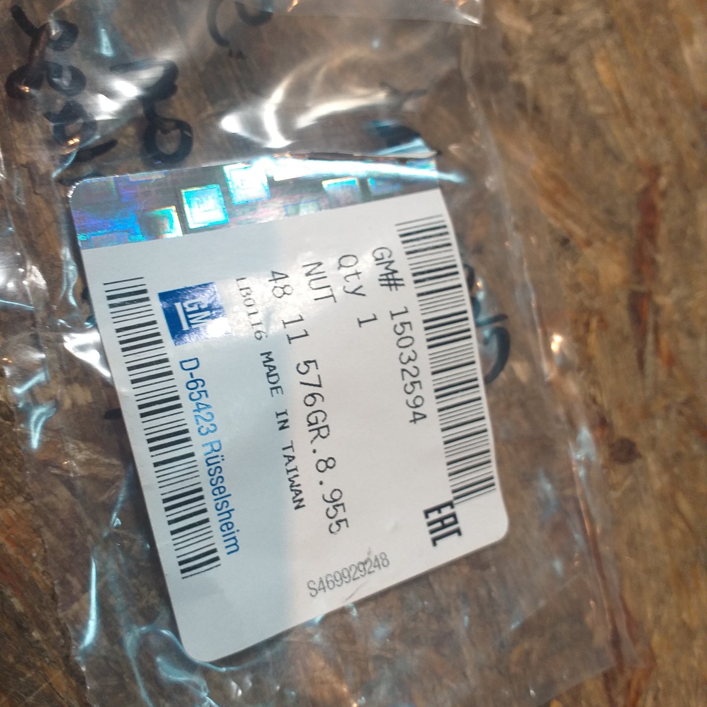 Chevrolet Captiva Mutter an Auspuffanlage original GM Opel NEU