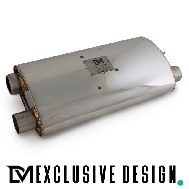 DM Exklusive Design Duplex 435d Performance Umrüstung Auspuffanlage + Diffusor Edelstahl poliert Made in Germany passt für...
