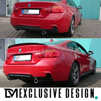 435d Umbaukit Performance Bodykit Stoßstange Schweller+Auspuffanlage passt für BMW 4er F32 F33 Serie & M Paket +ABE*