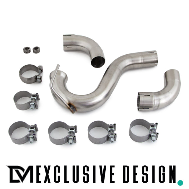 DM Exklusive Design Duplex 335d Auspuffanlage Performance+Diffusor Edelstahl Blenden Chrom Made in Germany passt für BMW 3...