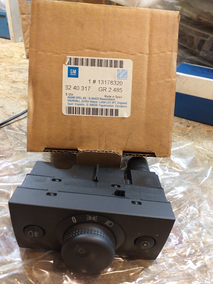 Vectra C Signum Lichtschalter original GM Opel NEU