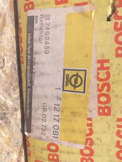Rekord D Scheinwerfer Reflektor links original Bosch Opel NEU