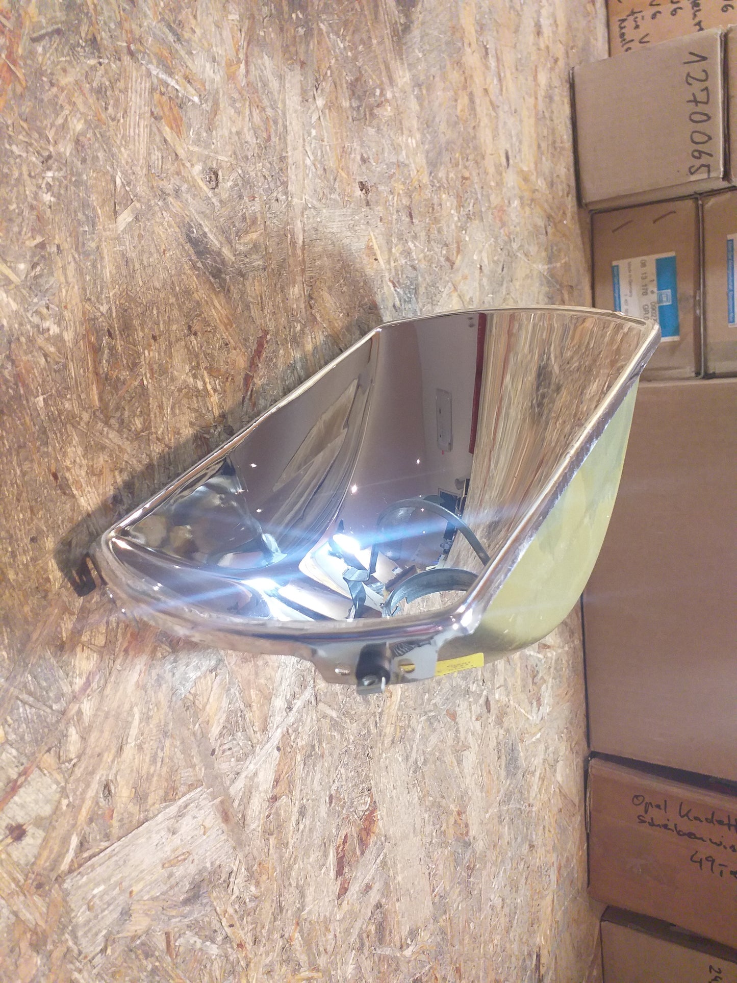 Rekord D Scheinwerfer Reflektor links original Bosch Opel NEU