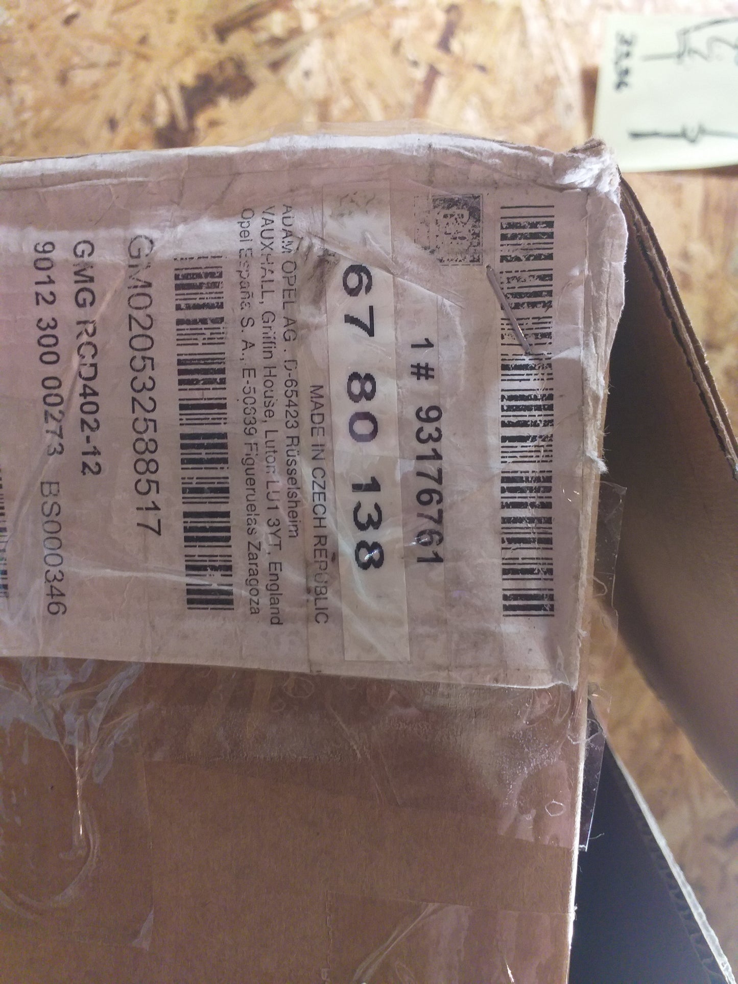 Vectra C Blaupunkt Radio Modell car 3000 mit Code original GM Opel NEU