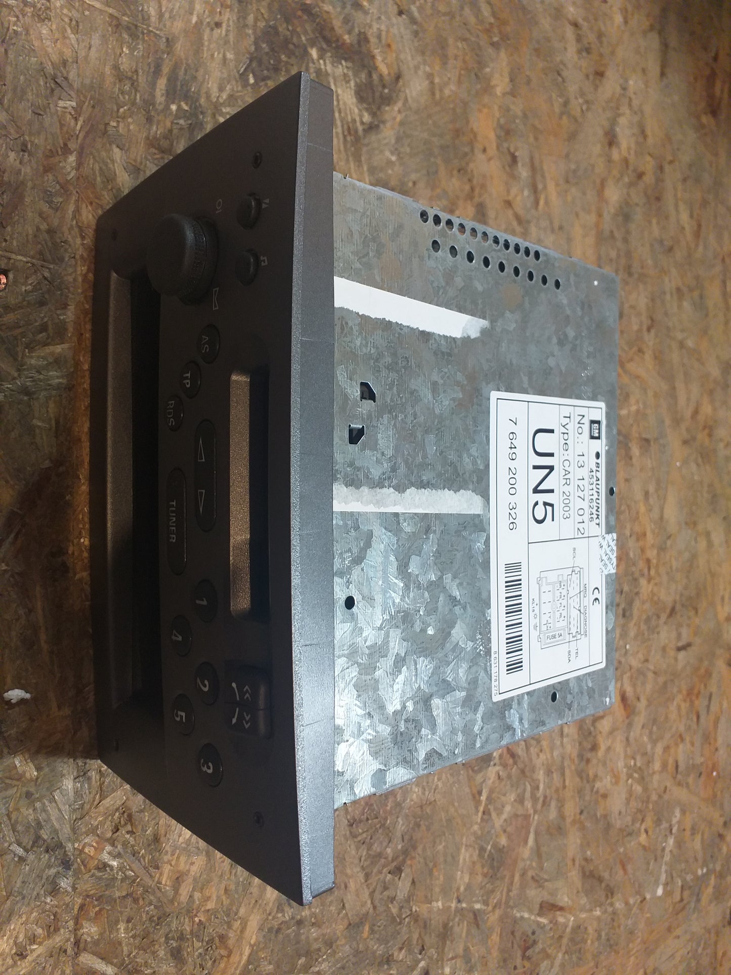 Vectra C Blaupunkt Radio Modell car 3000 mit Code original GM Opel NEU