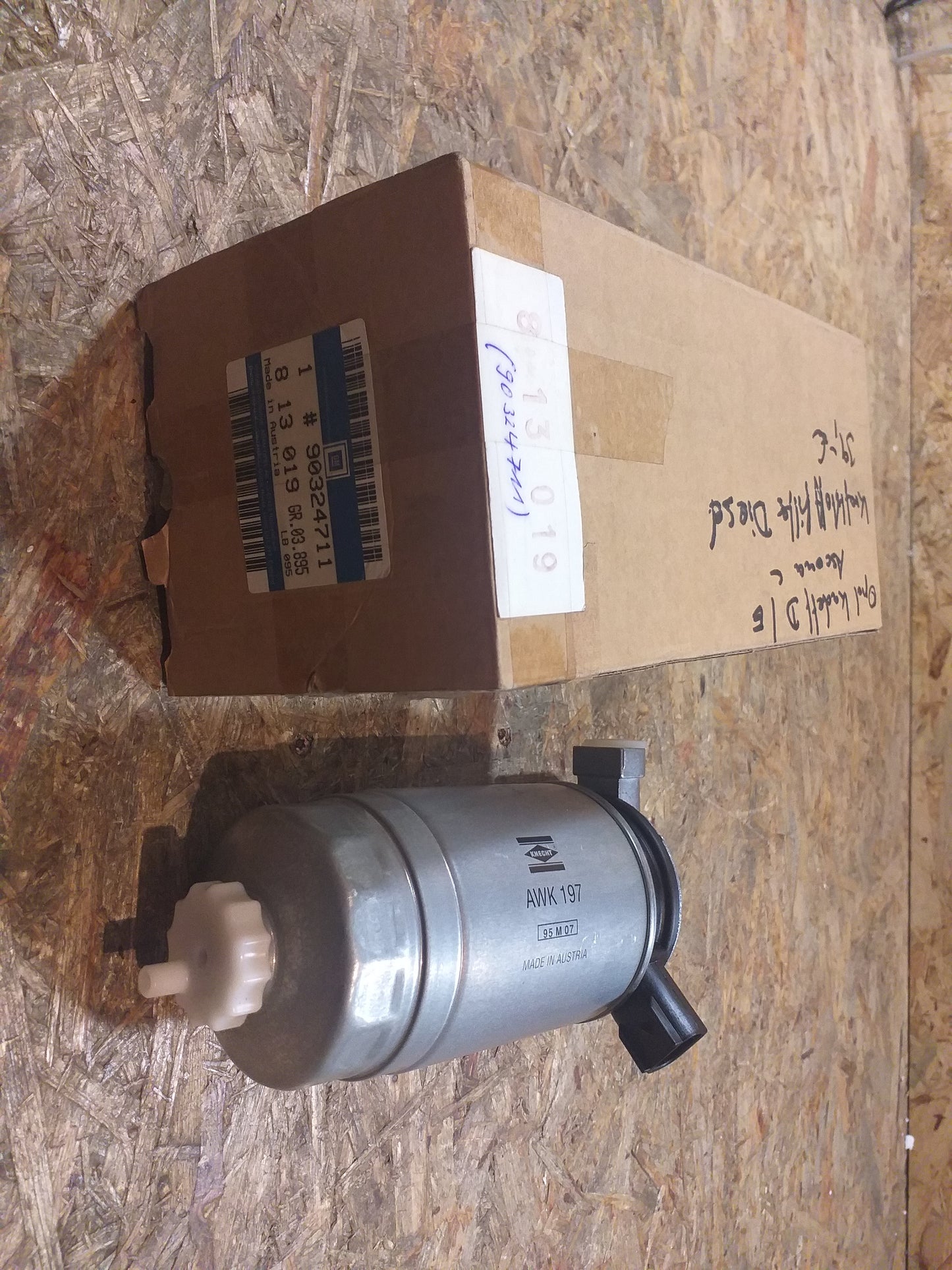 Kadett D/E Ascona C Krafstofffilter Diesel original GM Opel NEU