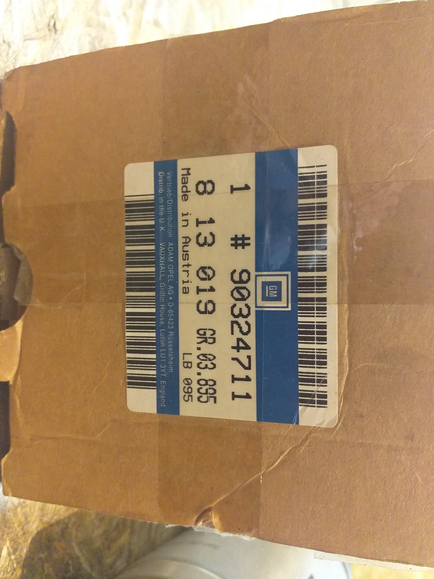 Kadett D/E Ascona C Krafstofffilter Diesel original GM Opel NEU