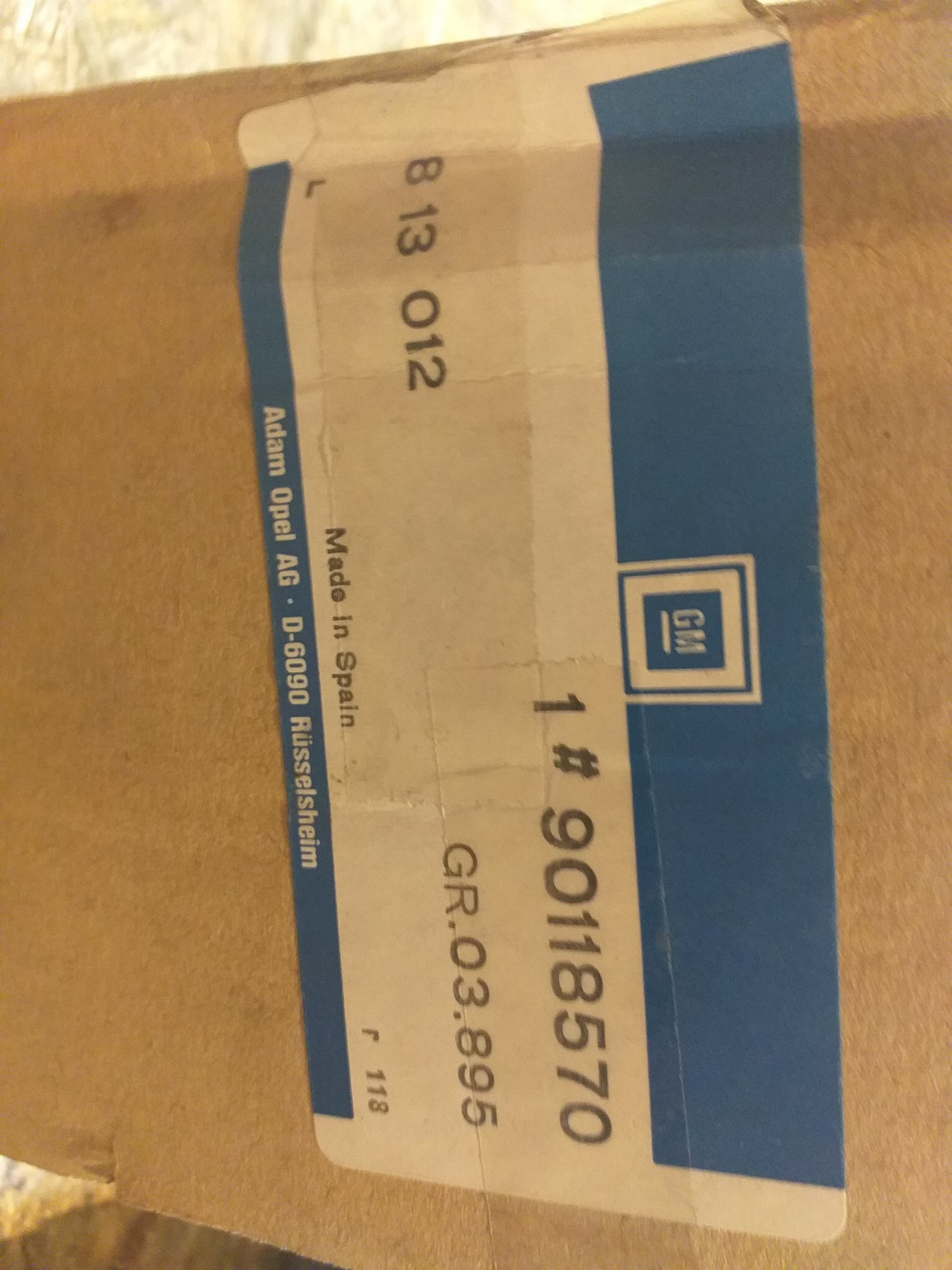 Ascona C 1.6D Filter Einfachboxfilter original GM Opel NEU