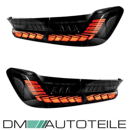 LED Rückleuchten SET Smoke dynamische Blinker OLED Funktion passt für BMW 3er G20 Limousine